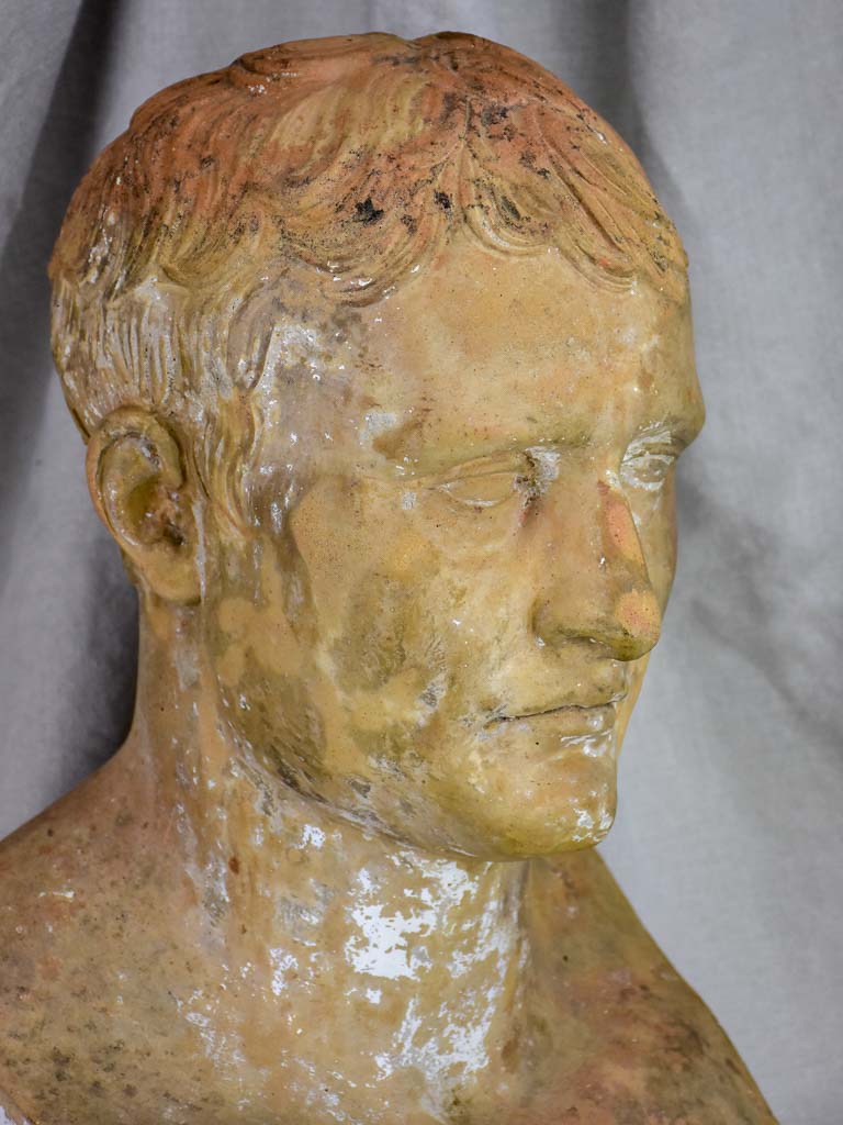 19th Century clay bust of Napoleon