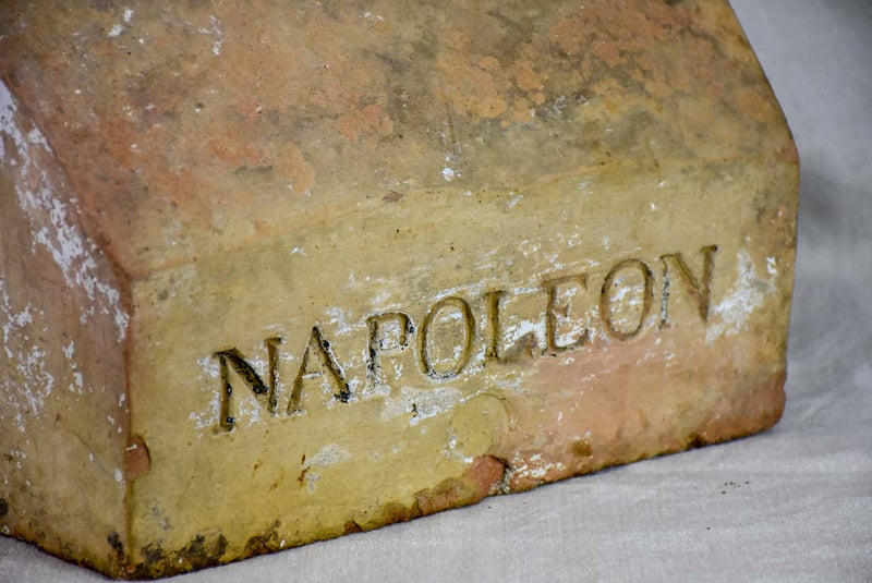 19th Century clay bust of Napoleon