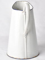 Antique French enamel pitcher