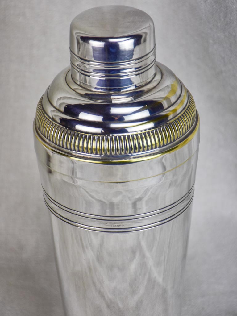 Early 20th Century silver-plate cocktail shaker
