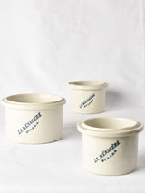 Antique French Stoneware Preserving Pots