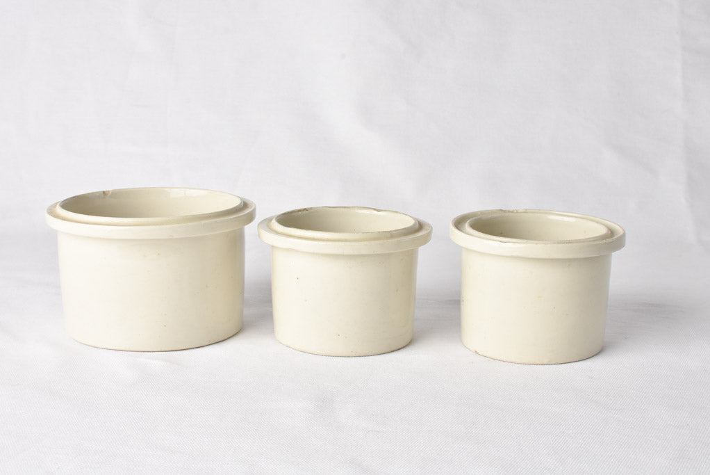 Historical French Kitchenware Preserving Pots