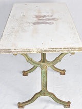 Antique santon character-infused table