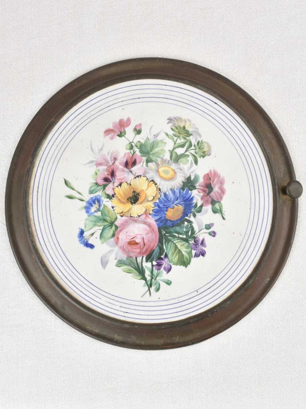 Weighty late-nineteenth-century ceramic trivet