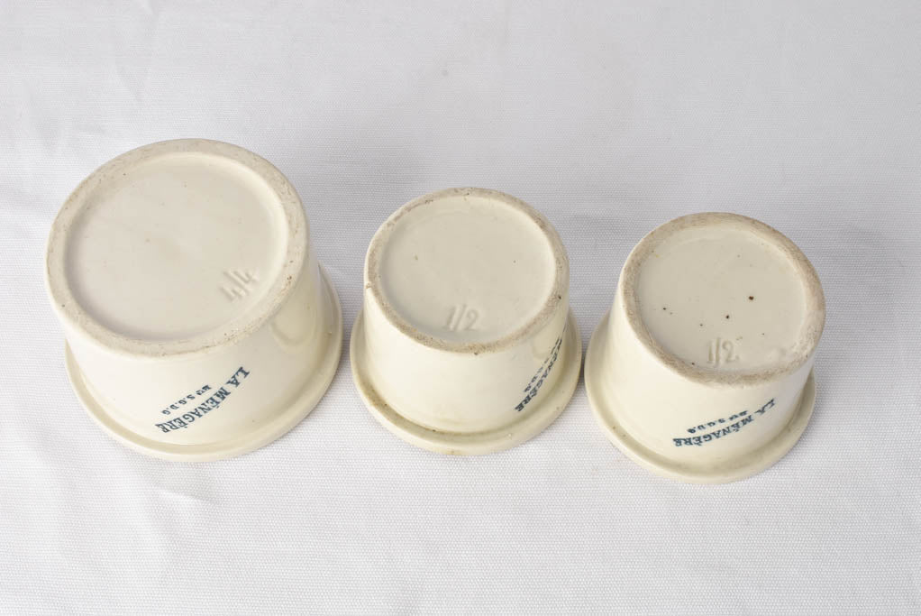 Stoneware Antique Housewife's Jars Set