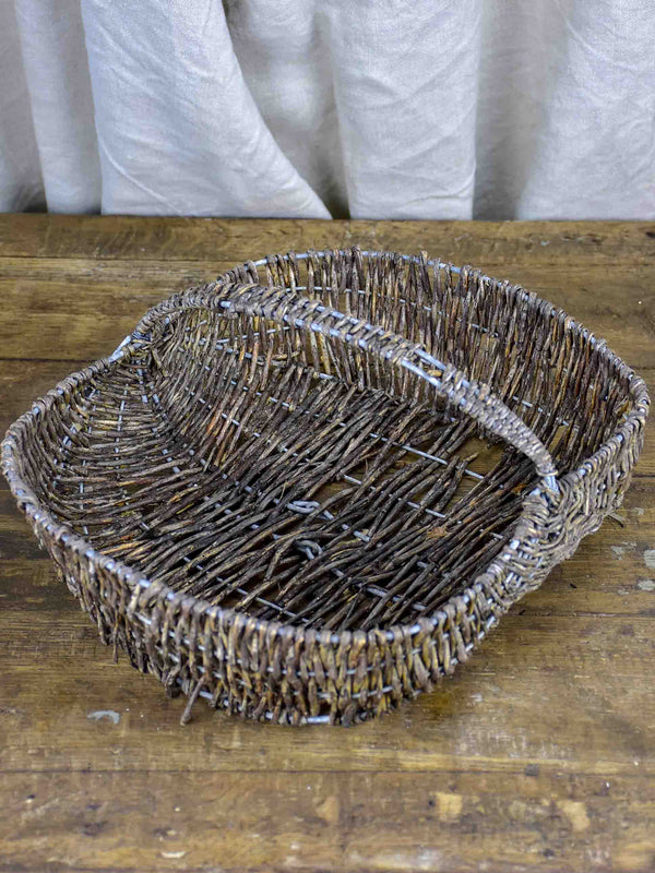 Vintage woven French basket