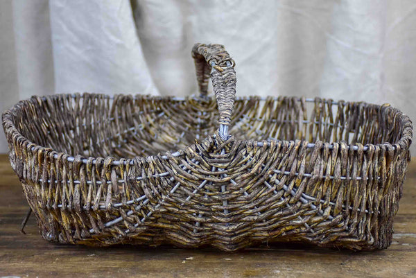 Vintage woven French basket
