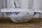 Antique French wooden dough bowl