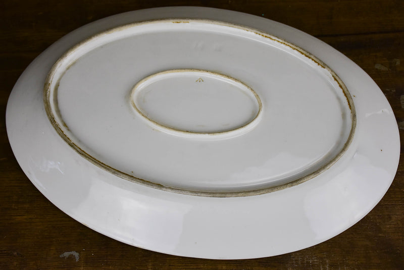 Late 19th Century ironstone platter - white