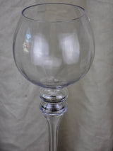 Early 20th Century unusual long-stemmed glass