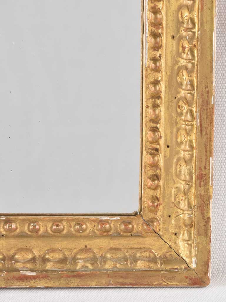 Antique Traditional Louis XVI Gilded Mirror