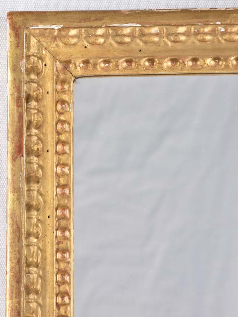 Vintage Glazed Louis XVI Mirror