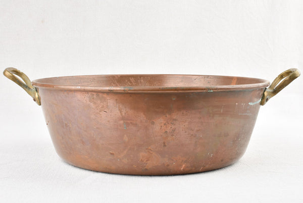 Antique 2 handle copper pot / basin