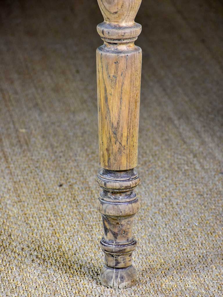 Early 19th Century French farm table - bleached oak 28" x 104¼"