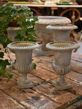 Collection of antique French Medici urns