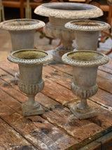 Collection of antique French Medici urns