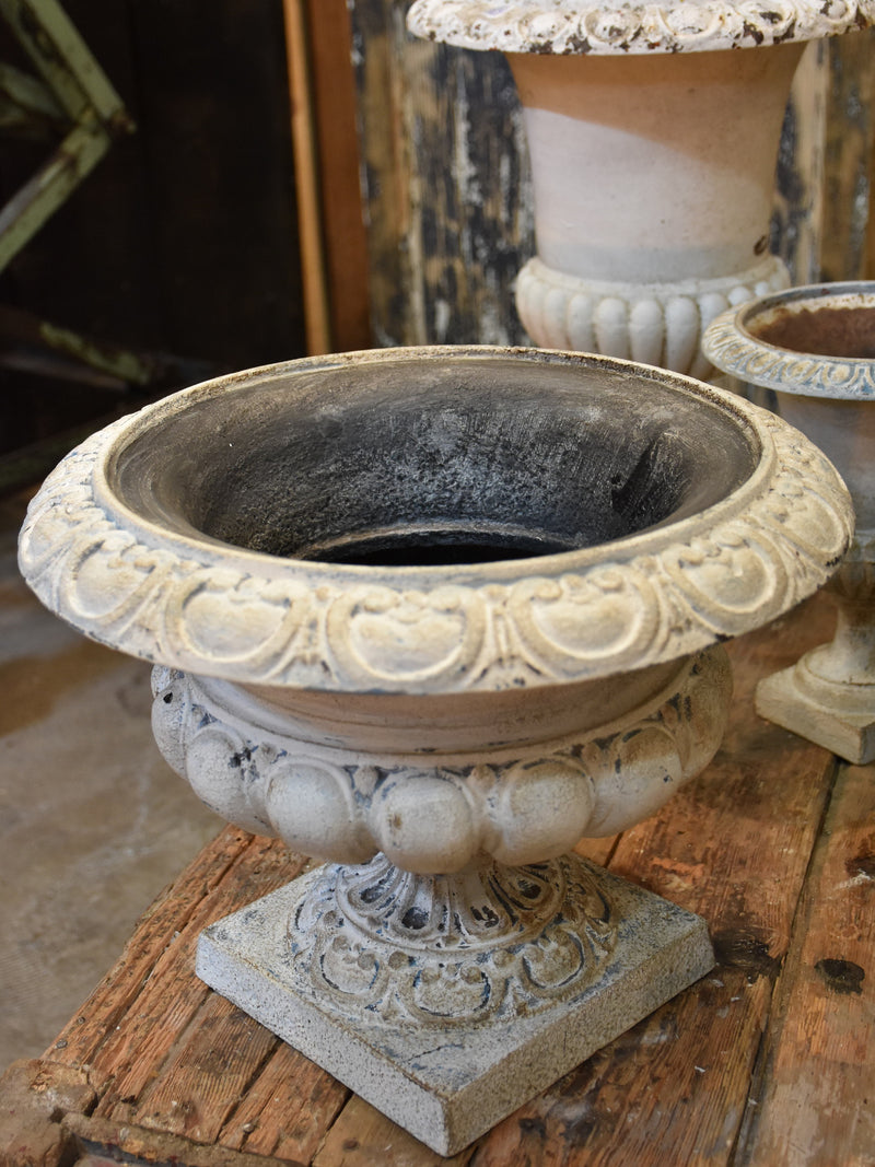 Antique French Medici urn - white