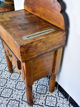 Vintage French Butcher's table