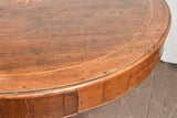 LARGE ITALIAN ENTRYWAY TABLE - COMPASS INLAY 32¾" x 54"