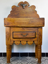 Vintage French Butcher's table