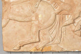 Classic style horsemen bas-relief decor