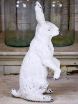 Antique French rabbit garden sculpture
