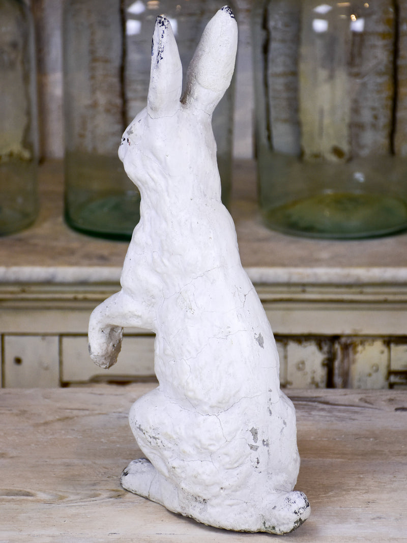Antique French rabbit garden sculpture – Chez Pluie