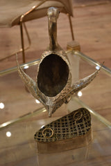Alpaca Spanish cygnet vase with openable wings
