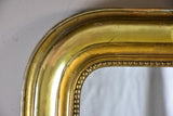 Large gilded Louis Philippe mirror from the 19th Century 51¼" x 35½"