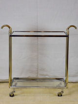 Hollywood Regency vintage French bar cart