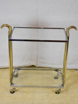 Hollywood Regency vintage French bar cart