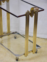 Hollywood Regency vintage French bar cart