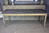 Large antique French oak dining table