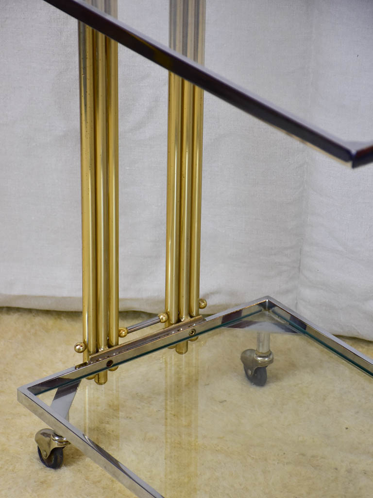 Hollywood Regency vintage French bar cart