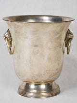 Early-20th-century French champagne bucket with grape handles
