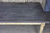 Large antique French oak dining table