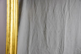 Large gilded Louis Philippe mirror from the 19th Century with simple frame 32¾" x 54¾"