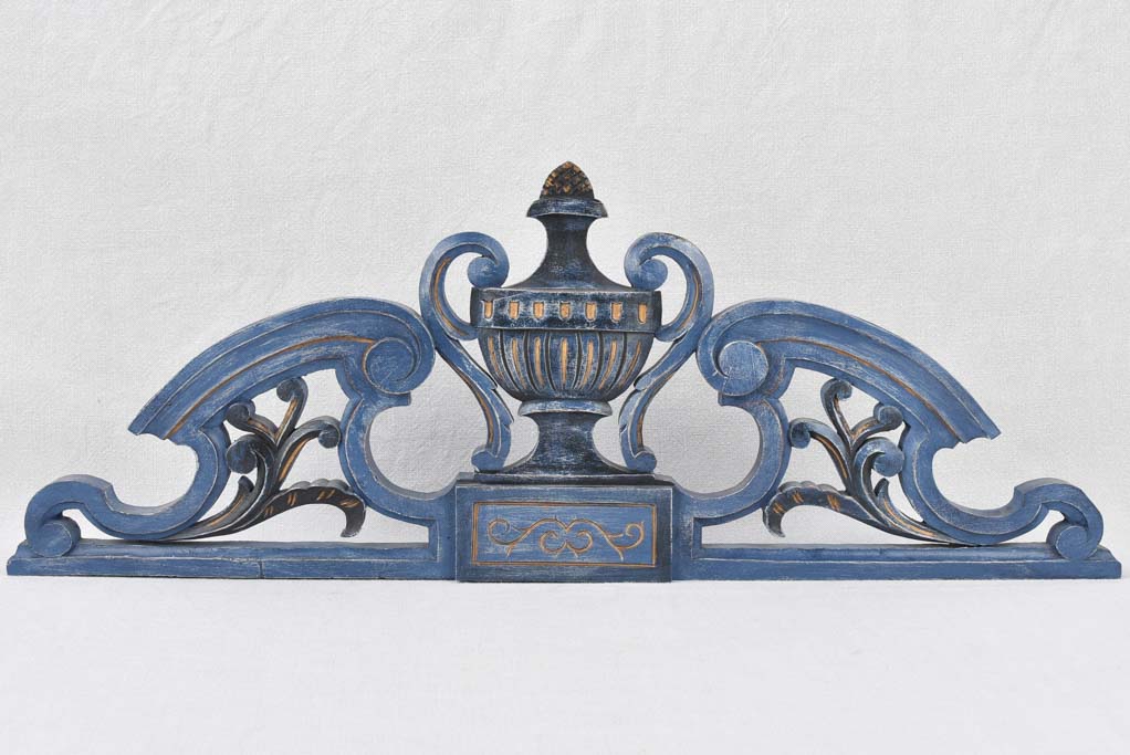 Salvaged pediment, 19th-century,  32¾"