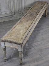 Very long bench seat - French 19th Century