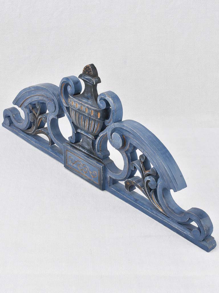 Salvaged pediment, 19th-century,  32¾"