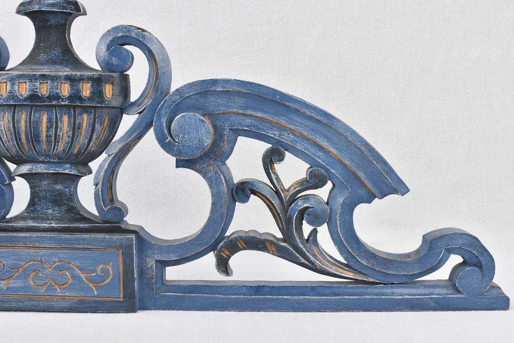 Salvaged pediment, 19th-century,  32¾"