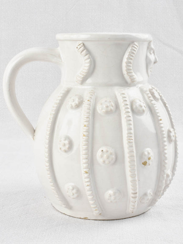 Vintage Ceramic Pitcher by Émile Tessier