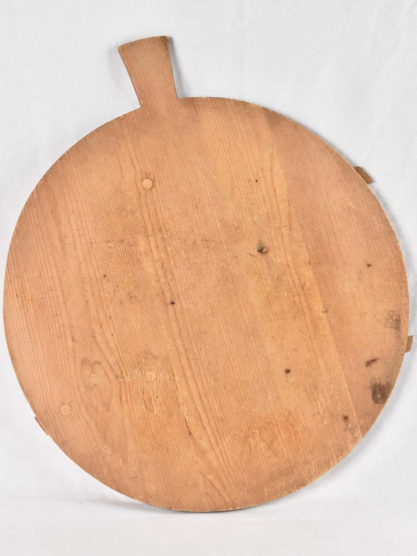 Very large antique French cheese-drying board 22½"