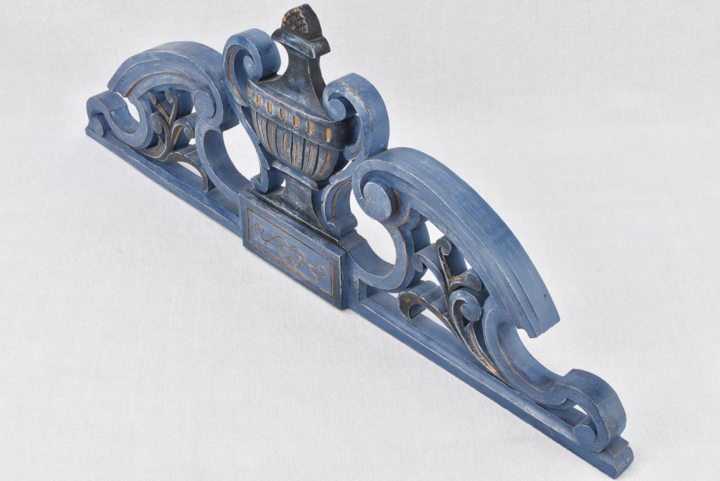 Salvaged pediment, 19th-century,  32¾"