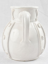 Émile Tessier's Antique White Ceramic Pitcher
