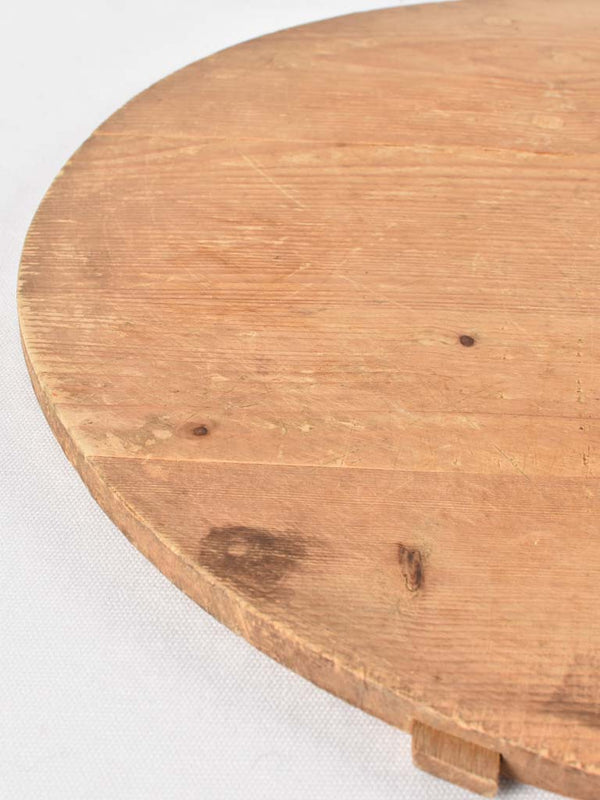 Very large antique French cheese-drying board 22½"
