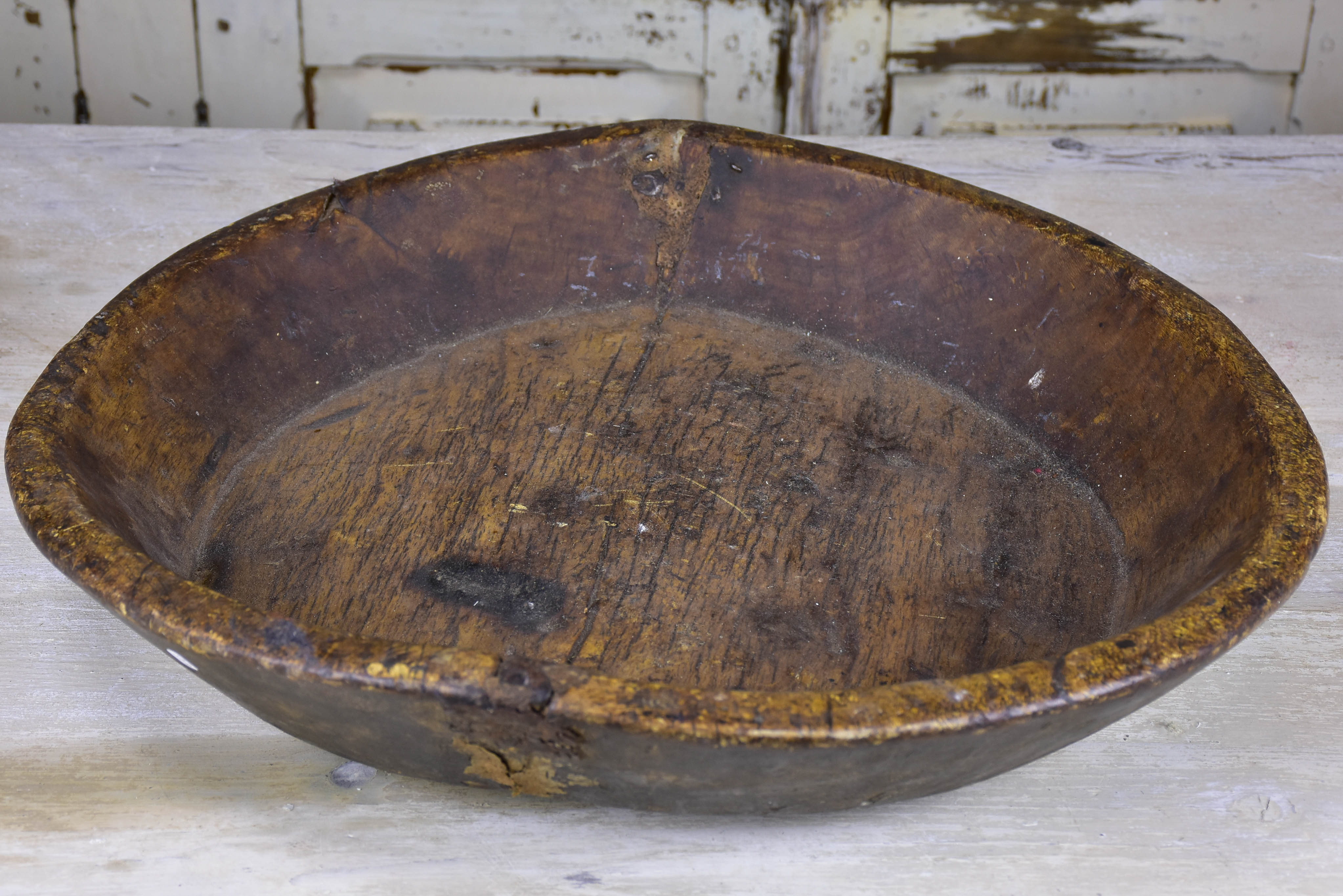 Antique wooden bowl