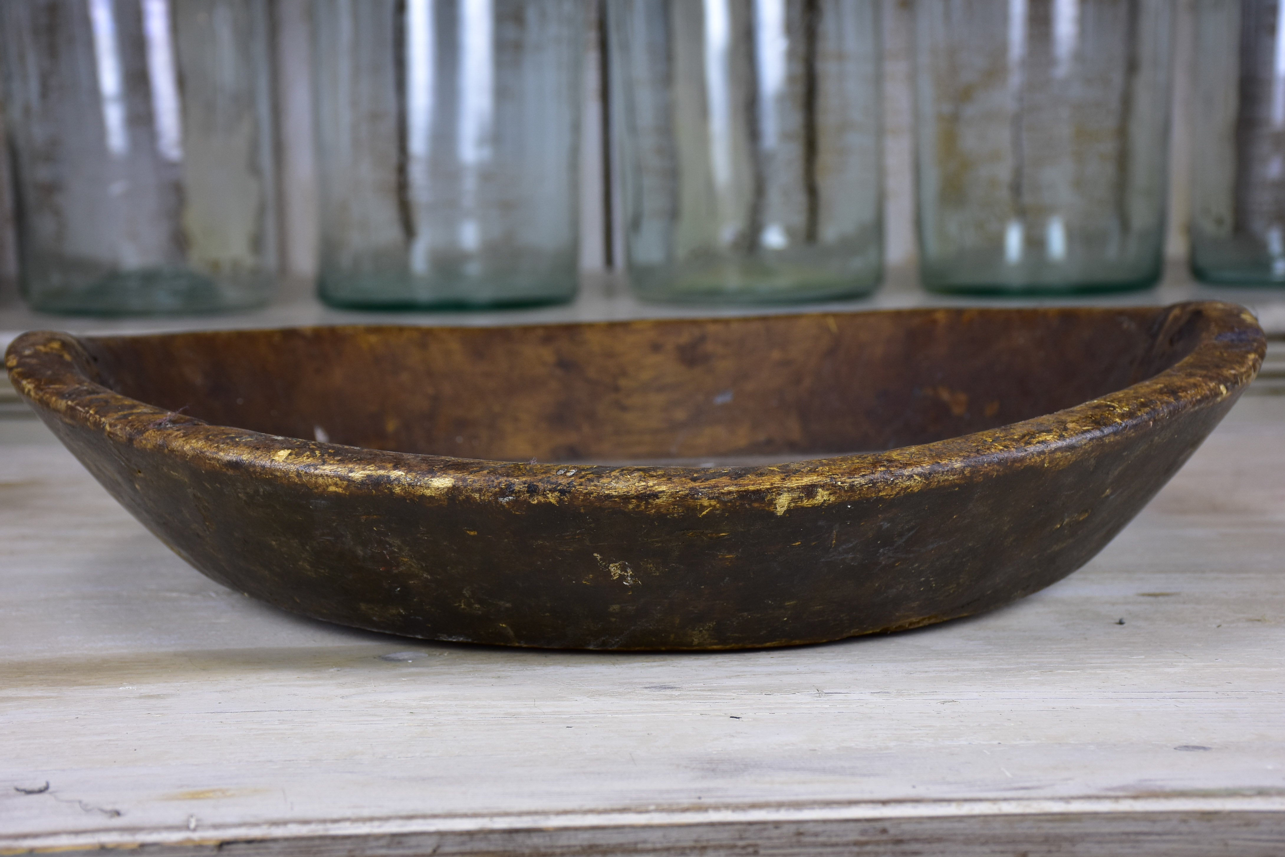 Antique wooden bowl