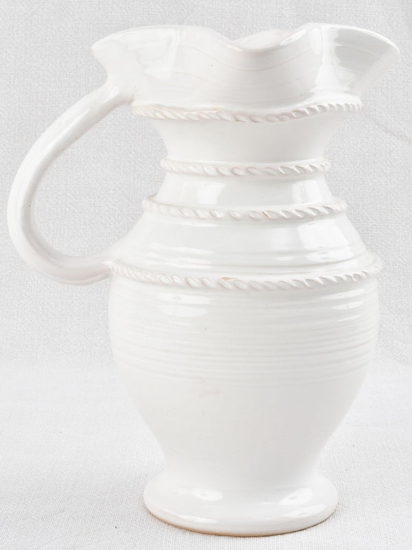 Wavy Jug / vase with stripes - Émile Tessier