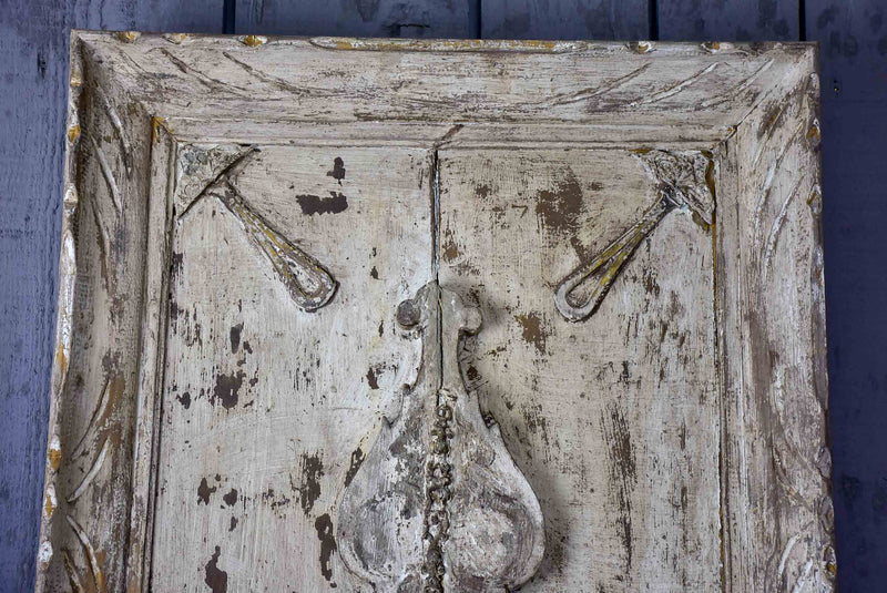 Decorative French wall panel